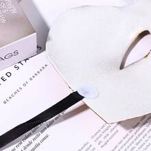 JEWELRYWE Vintage Italian Venetian Phantom Of The Opera Half Face Mask, Men's Masquerade Mask, Halloween Mardi Gras Mask, Holiday Party Decoration - 黑銀 - 查看 5