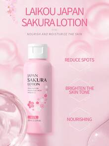 LAIKOU Japan Cherry Blossom Moisturizing Skincare Gift Set (Includes: 50g Japan Cherry Blossom Facial Cleanser, 100ml Japan Cherry Blossom Toner, 100ml Japan Cherry Blossom Essence Water, 17ml Japan Cherry Blossom Serum, 25g Japan Cherry Blossom Moisturizer, 15g Japan Cherry Blossom Eye Cream, And 30g Japan Cherry Blossom Hand Cream), Moisturizing And Soothing For Skin, Deeply Nourishing, Suitable For Travel, Camping, Hiking, Mountaineering, Outdoor Activities - 7-piece Set With Hand Cream - View 5