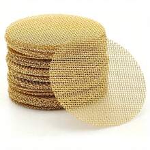 50 piezas de filtro de malla de acero inoxidable y latón de alta calidad - Tamiz para pipa de shisha, filtro tubular, utilizado para accesorios para fumar