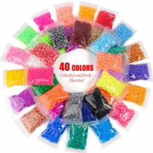 1000pcs/7500pcs Mixed Color Rubber Bands Kits, Suitable For DIY Crafting, Weaving, Jewelry Making, Necklaces, Bracelets, Holiday Activities, Jewelry Decoration Accessories