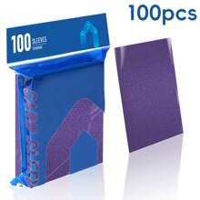 100 Stück/Set Kartenhüllen 66*91mm, Standardgröße Kartenhüllen (66x91mm), ideal für 63*88mm Spielkarten, Sammelkarten, MTG, PTCG Standardspielkarten (5 Farben)