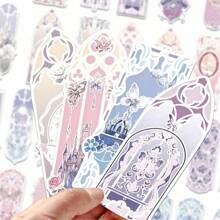 Set de 5/10/15/20/30 Marcapáginas con diseño de castillo de princesa al azar, románticos marcapáginas de papel con dibujos animados decorativos para la lectura