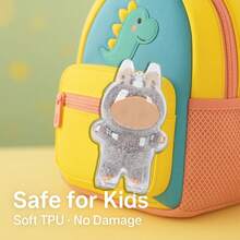 Cushion Cover Protective Case For Labubu, Dust-Proof Clear Shell, Storage Bag