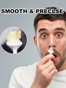 10/20/30Pcs Nose Wax Sticks Applicators,Manual Nose Hair Trimmer,ABS Wax Rod Wand Nose Waxing Strips Nostril Cleaning Removal For Cleaning Nostrils And Removing Nose Hair,Eyebrow For Men Women,Wax Applicator Sticks,For Easy Use Accurate And Portable Comfortable Trimming Experience Easily Trim Difficult To Reach Nasal Hair,Easy,Quick Hair Remove,1Pc