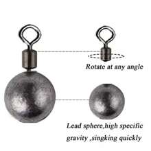 Topline Tackle 10pcs/Lot Fishing Weights Sinkers 3.5g 5g 7g 10g 14g Fishing Sinker Fishing Tackle Accessories