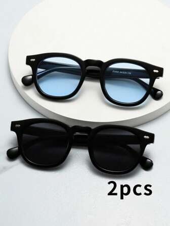 Minimalistiska glasögon med retro oval båge och minimalistisk stil, lämpliga för bilkörning, resor, fritidssemester, utomhussport och dagligt bruk. Oumbärliga glasögon för resor.