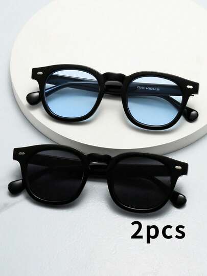 Minimalist Glasses With Retro Oval Frame And Minimalist Fashion, Suitable For Driving, Traveling, Leisure Vacation, Outdoor Sports, And Daily Use. Essential Glasses For Travel