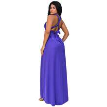 Multi-Form Dress Elegant Bridesmaid Dress Elegant Dress - Màu đỏ tím - Xem 4