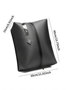 1pc VACUUM COMPRESSION BAG FOR TRAVEL BUSINESS TRIP OUTDOOR STORAGE GYM BAG SEASONAL CHANGE STORAGE AIRTIGHT ZIPPER WATERPROOF NYLON FABRIC Travel Essentials Travel Accessories Travel Bag Vacation Holiday Back To School School Stuff Packing Cubes Dorm Room Essentials College