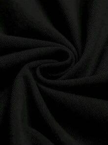 1 Pack Girls Casual Printed Crew Neck Short Sleeve T-Shirt Summer Student Youth Clothing - Black - View 5