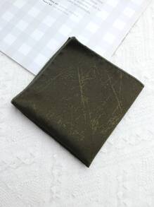 1pc Pocket Square Handkerchief, Suitable For Business, Party, Casual And Streetwear
