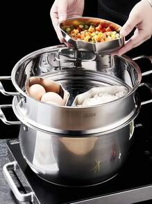 Stainless Steel Mini Steamer Rack Set, Suitable For Pressure Cooker And Air Fryer, Rapid Meal Preparation