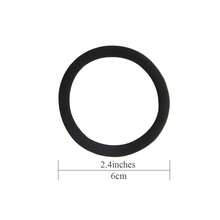 20 PCS Thick Seamless Hair Ties For Curly Heavy And Long Hair Brown Hair Elastics For Women Men And Girls Big Pony Tails Holders (5 Cm In Diameter, 1 Cm In Width) - 中性的 - 查看 3