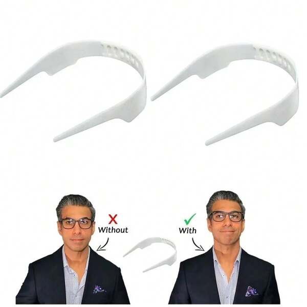1pc Invisible Plastic Collar Stay - Sleek Embedded Support For Shirts, Ensures Perfect Collar Fit Without Bulkiness