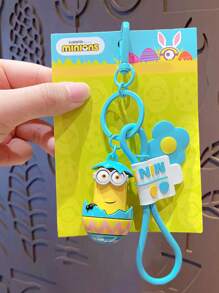 Minions Authentische Comic-Minions Schlüsselanhänger Anhänger, kreative Paar Auto Taschen, Figuren, Schlüsselanhänger, Anhänger und kleine Geschenke für Zimmer Dekoration, Schlafzimmer Dekoration, Heim Dekoration, Wand Dekoration, Schul Dekoration, Schul Überraschungen, Studenten Wohnheim Dekoration, Schulanfang