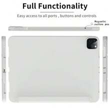 Étui de protection pour tablette, protection anti-chute douce, étui de protection ultra-fin/support intelligent/réveil automatique pour iPad pour iPad 9e génération/iPad 10e génération (gris)