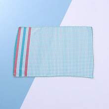 4 piezas de tela, 4 colores de toallas de cocina, paños de cocina a cuadros de colores, toallas de cocina a rayas y a cuadros, cuadros azules, cuadros rojos, cocina y comedor, suministros de cocina