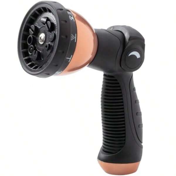 Spray Nozzle Infused With Copper ASSEENONTV 10 Spray Patterns Easy Thumb Control On Off Vae LeadFree Ergonomically Designed NonSlip Grip HighPrure