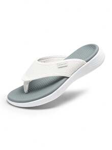 Women's Flip Flop Arch Support Beach Vacation Soft Cushion Comfort Flip Flop Thong Sandals - 白色 - 查看 1