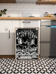 1 PIEZA Póster retro de concierto de la banda, impresión en lienzo, obra de arte para amantes de la música, decoración de pared, arte musical vintage, decoración de pared para dormitorio, sala de estar u oficina, sin marco