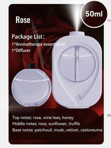 Rechargeable Aroma Diffuser, 4 Modes Essential Oil Diffuser, DIY Air Freshener Diffuser, Home/Car/Room Fragrance Diffuser, Wall Mounted, Air Purifier, Automatic Diffuser, Toilet Deodorizer Fragrance Humidifier - Multicolor - View 24