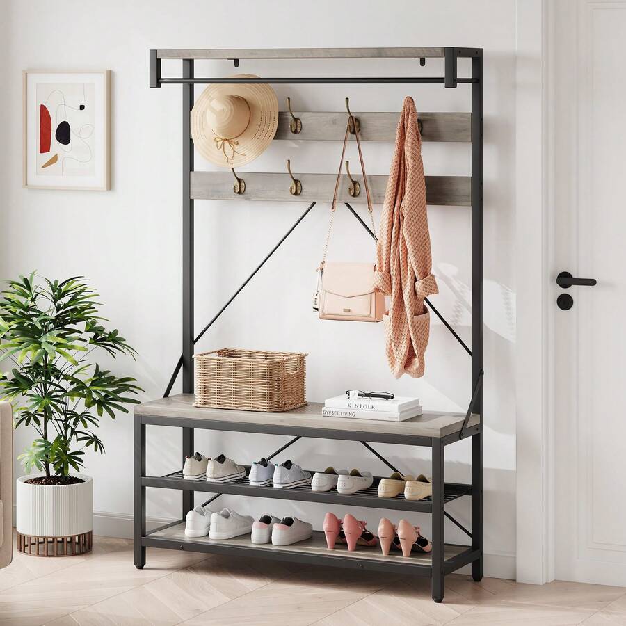 Techigher Coat Racks - 회색 - 보기 1