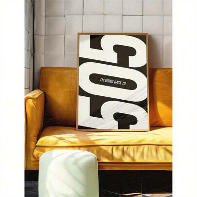 1pc Back To 505 Canvas Poster, 505 Favorite Worst Nightmare Album Fashion Wall Art,Black And White Poster Wall Decor Cover For Dorm,Apartment,Bedroom,Living Room,Modern Home Decoration Unframed