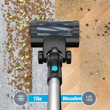 3-In-1 Cordless Vacuum Cleaner, With 2x 5.5AH Batteries And Charger, Replacement For Makita 18V BL1850, Vacuum Cleaner 1.5L Dust Container, Smart Display, For Pet Hair, Dust - Màu xanh lam - Xem 2