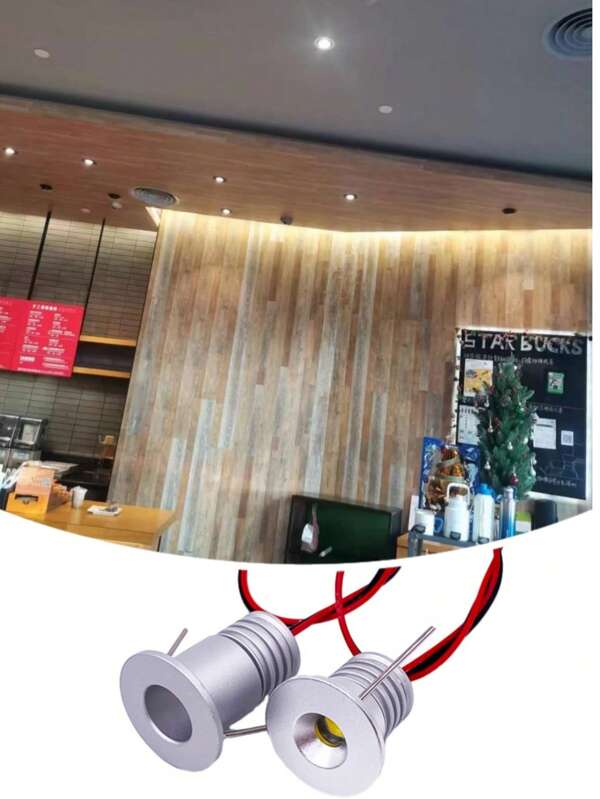 15mm - 25mm perforierter LED Mini Spot, eingebauter LED Deckeneinbauspot, einstellbarer Strahlwinkel (60°-120°), Hochwertige Farbwiedergabe Beleuchtung (CRI 80+), kompakter LED Spot IP65 wasserdicht (für Innen- und Außenbereich), energiesparende LED (1W niedriger Stromverbrauch), Farbtemperaturoptionen (3000K-6000K), dekorative dimmbare Spots für kommerzielle und private Anwendung