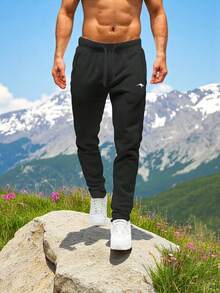 Men Sweatpants - Black - View 1