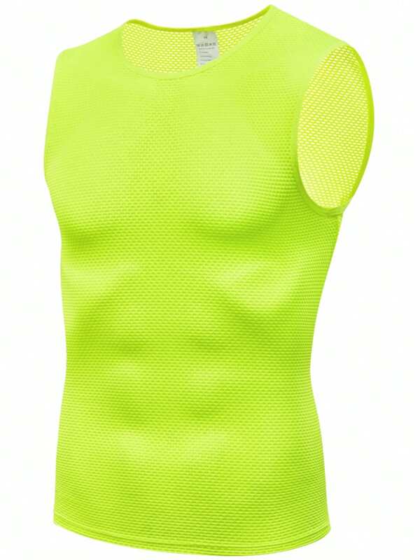 Qualicos Men's Cycling Top, Sleeveless Breathable And Comfortable Summer Outdoor Sports Top, Outdoor Cycling Men's Top