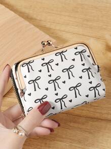 Women Wallets Short Pu Leather Purses Zipper & Hasp Purse Multifunctional Large Capacity Money Bag For Women Coin Card Holders Lightweight,Fashion Modern,Business ZipperCredit Card Business Casual Teachers' Day,Teacher Gifts,For Anniversary,For Birthday Gift,For Lady,For Female,White-Collar Workers