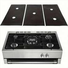 3/1 Pc Reusable Gas Stove Burner Covers, Heat & Oil Resistant Stove Mats, Anti-Contamination Pads, Burner Caps, Kitchen Supplies & Accessories (Trimmable, Please Measure Size Before Purchase) - Multicolor - View 13