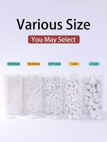 100/300/500/800g Decorative Pebble White -0.3-3cm Various Sizes Of Natural Stone Decorative Stones, Suitable For Outdoor Garden Plant Potted Plants, Flower Pots, Vases, Succulents, Hydroponic Green Plants As Decoration White Stone Rice, Can Also Be Used As Material Decoration Sand For Aquarium Fish Tanks, Micro Landscapes, Sand Tables, Very Suitable For Indoor Plants, Outdoor Balconies, Garden Courtyards, Garden Paths As Paving Stones
