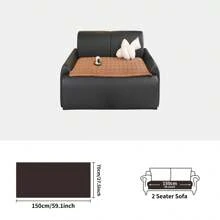 1pc Minimalist Solid Color Plaid Striped Design Sofa Slipcover, Comfortable For Sitting Or Lounging, Suitable For 2-Seater, 3-Seater, 4-Seater And Modular Sofas, All Season Use Chair Office Chair Chair Cushion Cushion Seat Cushion