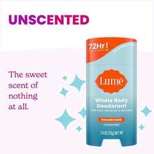 Lume Whole Body Deodorant - Smooth Solid Stick - 72 Hour Odor Control - Aluminum Free, Baking Soda Free And Skin Safe - 2.6 Ounce (Pack Of 3) (Clean Tangerine, Lavender Sage, Unscented) - Oải hương, xô thơm, quýt sạch, không mùi - Xem 5