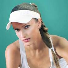 1 pieza Sombrero de sol ajustable para deportes al aire libre, diseño unisex, apto para tenis, béisbol, golf, deportes, ciclismo, , gorra de unicolor con parte superior abierta, opción de regalo ideal