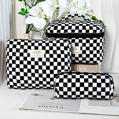 Neceser clásico con estampado de cuadros, elegante y con diseño, gran capacidad para cosméticos y productos de cuidado de la piel, neceser ligero de viaje, regalo ideal para chica, neceser, neceser, organizador de maquillaje, viaje, neceser, neceser, neceser, neceser de viaje, neceser, neceser pequeño, neceser, neceser, neceser de viaje, neceser grande, neceser grande, regalos de Navidad, neceser, viaje, regalos para mujer, neceser, neceser pequeño, neceser, neceser de viaje, gran capacidad, neceser grande, regalos de Navidad, neceser, viaje, regalos para mujer, neceser, neceser, bolso pequeño, organizador de maquillaje, organizador de maquillaje, neceser, portabrochas, miniestuche, neceser de gran capacidad, regalos para mujer, regalos de Navidad, ideas de regalo para mujer