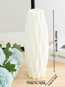 1pc Nordic Style Creative Vase, Retro Decorative Vase For Hydroponics, Suitable For Bookshelf, Dining Table, Office Desk, Bathroom, Cabinet, Living Room Decor, Modern/Nordic Style, Anti-Drop Thick Edge + Lightweight Design, Easy To Carry, Suitable For Office/Outdoor Activity Home Decor, Holiday Gift