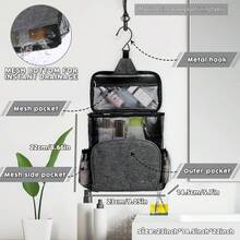 1 Portable Travel Shower Storage Bag, Large Capacity Classified Storage Toiletries Bag, Beach Toiletries Storage Bag, Camping Toiletries Bag, Beach Vacation Summer Travel Essentials, Vacation School Supplies, Dormitory Essentials, Back To School Supplies