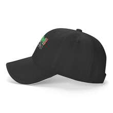 Printed Made In USA Mimi Claus Christmas Reindeer Funny Xmas Family Men Women Sandwich Baseball Cap - Adjustable Washed Dad Hat - Breathable, Lightweight & Durable - Unisex Outdoor Sports Trucker Hat & Casual Wear Fisherman Hat - Black - View 4