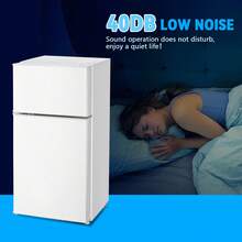 WANAI Mini Fridge With Freezer, 2.4 Cu.  Ft. Small Refrigerator, Dorm Fridge With 2 Door For Bedroom/Apartment/Office-Food Storage, Cooling Drink, Chilled Facial Mask - 查看 6