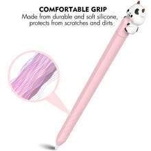 Cute Bear Case Compatible With Apple Pencil Pro And 2nd Generation And Apple Pencil (USB-C) , Silicone Protective Cover Sleeve With Apple Pencil 1st Generation