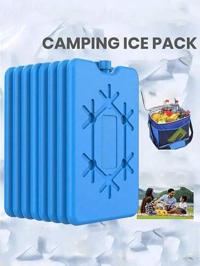 1/2pcs Ice Packs For Lunch Box - Reusable Ultra-Thin Freezer Packs, Long-Lasting Cool Packs - Perfect For Insulated Lunch Boxes, Breastmilk Storage, And Keeping Food Fresh For Hours, For Travel Picnic Lunch, Car, Office