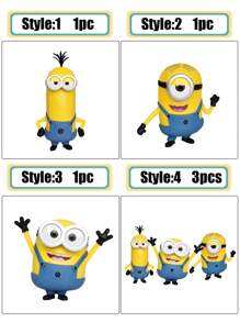 Minions Genuine Full Range Of Minions Figurines, Collectibles, Universal Studios Souvenirs, Toys, Birthday Gifts Room Decor Bedroom Decor Home Decor Wall Decor School Decor School Surprise Dormitory Decor Back To School School Supplies