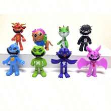 1/2 piezas Figuras de juego de Criaturas de Pesadilla Yarnaby calientes de 7 cm, figuras de acción Pianosaurus sonrientes, modelo de criaturas kawaii, juego de figuras de acción y juguetes, juego de pesadilla, regalos de cumpleaños de dibujos animados, regalos del Día de San Valentín