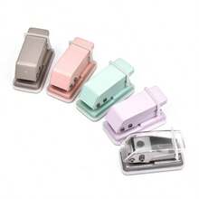 1pc Mini Single Hole Punch, Office/Study 6mm Small Single Hole Puncher For Binding Rings, Loose-Leaf Notebooks, Paper Punching, Back To School, School Supplies, Office Supplies - Multicolor - View 7