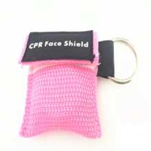 Porte-clés Masque de réanimation de premiers soins d'urgence Masque de soins de santé professionnels pour les secours en plein air Masque de réanimation à jet
