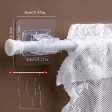 2pcs/4pcs/8pcs Curtain Rod Sticking Multi-Function Retainer Curtains Home Decor Room Decor
