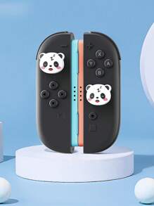 2 pièces Coiffes de joystick en forme de crâne pour manette NS2 Joy-Con, capuchons de pouce en silicone compatibles avec la console Switch NS2 et les accessoires de manette de jeu, modèles patte/requin/fleur/nuage/panda, plusieurs options